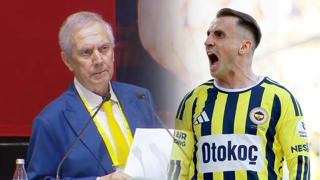 Fenerbahçe'de Aziz Yıldırım Kerem Aktürkoğlu'nun yeni sözleşmesini açıkladı