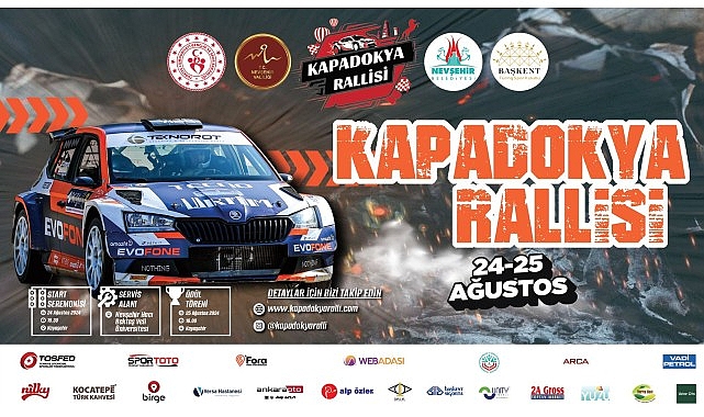 Türkiye’nin en yeni ve nefes kesen Kapadokya Rallisi 24 Ağustos’ta Kayaşehir Kalesi’nden startla başlıyor! – SPOR