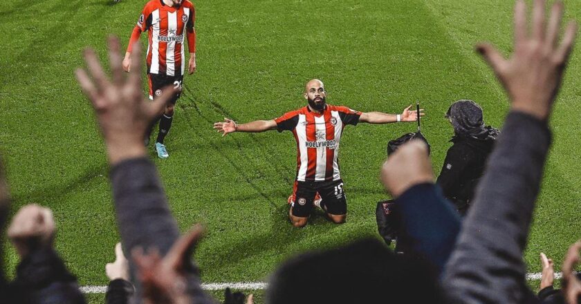 Son dakika spor haberleri | Premier Lig'de yeni yılın ilk golünün adı Bryan Mbuemo