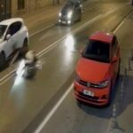 Motosiklet kazası Muratli’deki kameraya yansıtıldı