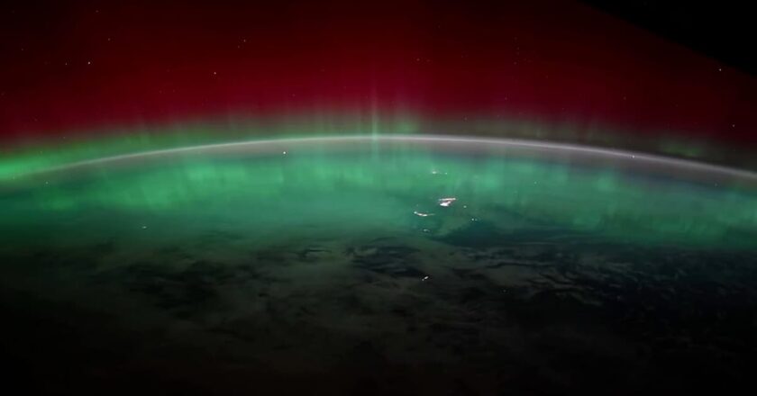 Video. NASA astronotu Kuzey Işıklarını uzaydan gözlemledi