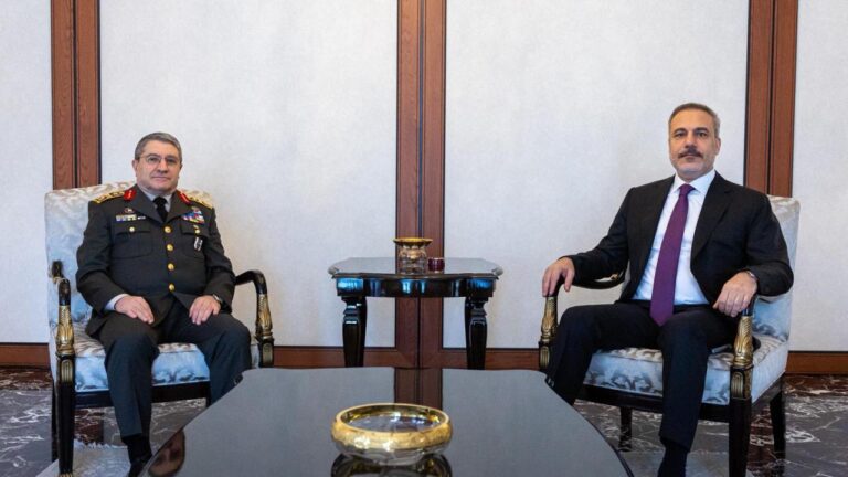 Bakan Fidan, Genelkurmay Başkanı Bayraktaroğlu’nu kabul etti