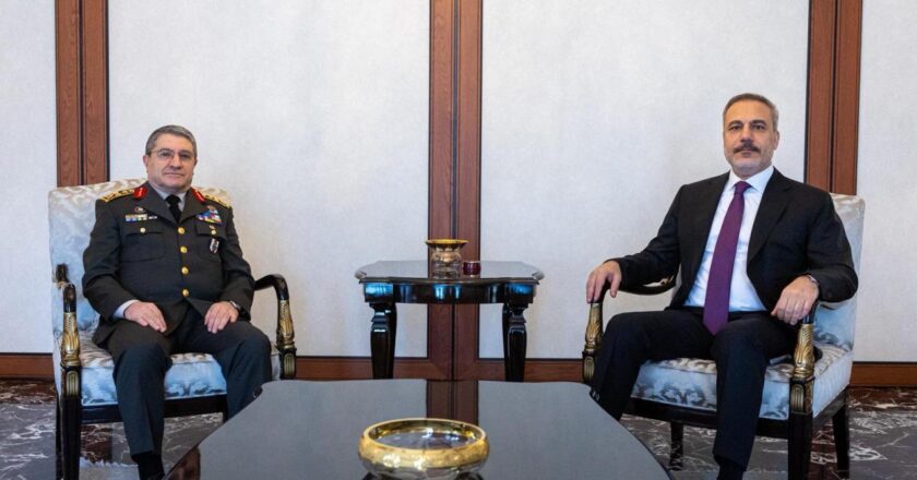 Bakan Fidan, Genelkurmay Başkanı Bayraktaroğlu’nu kabul etti